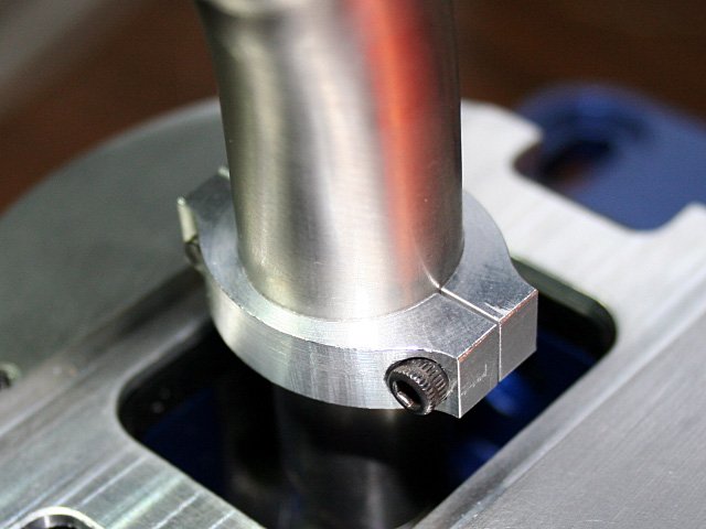 Illuminated SureShifter components close up